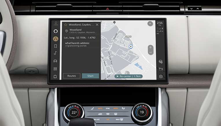 Jaguar Land Rover, what3words deliver world-first navigation solution