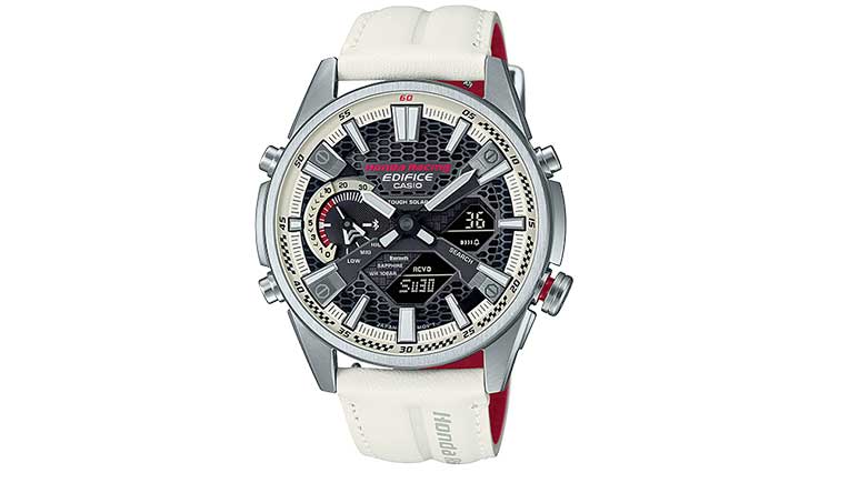 New Casio Edifice watch model in collaboration with Honda Racing