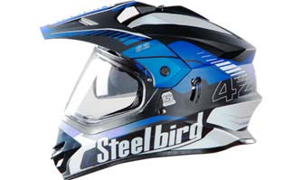 SB 42 Bang Airborne - Motocross helmets from Steelbird 