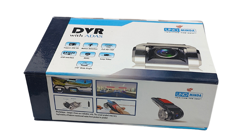 Uno Minda unveils advanced DVR with ADAS in aftermarket at Rs 6990/-