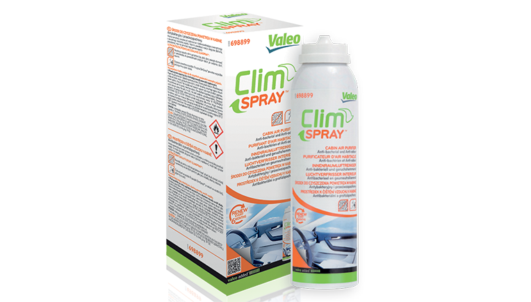 Valeo ClimSpray, the disinfectant solution for vehicle cabins