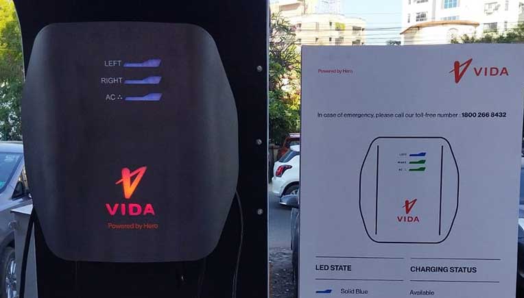 Vida of Hero MotoCorp sets up public charging infrastructure in cities