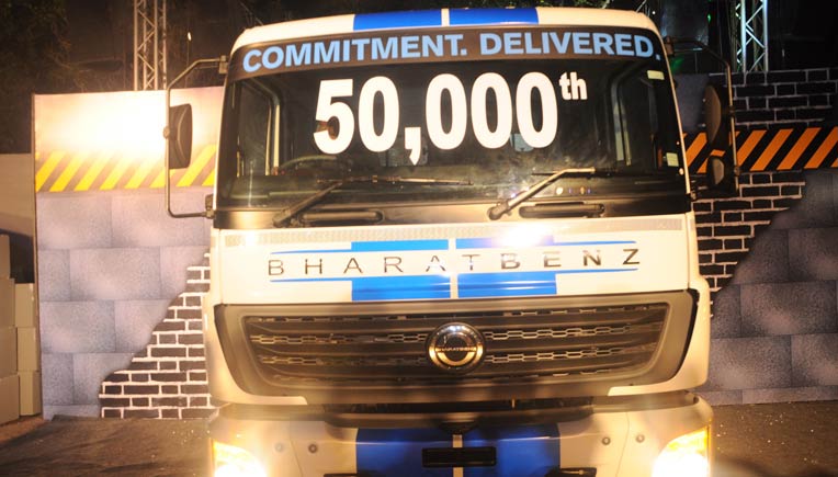 The 50,000th BharatBenz truck