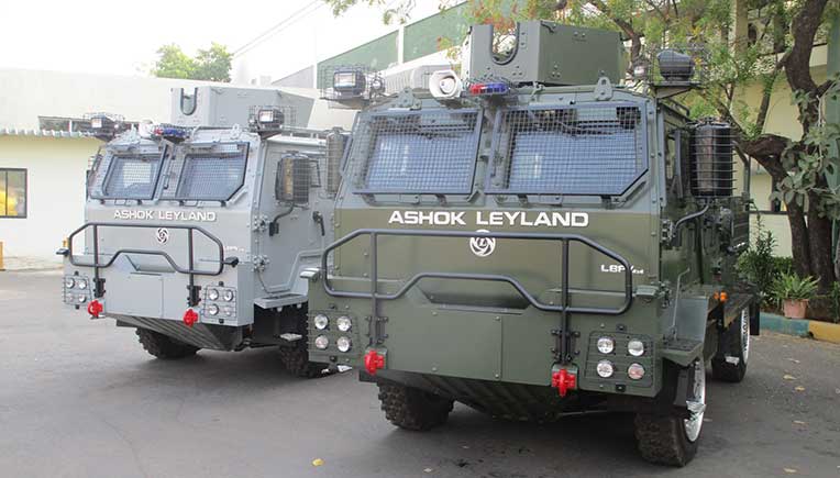 Ashok Leyland delivers light bullet proof vehicles to Indian Air Force 