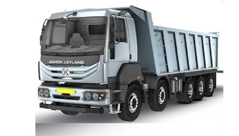 Ashok Leyland launches AVTR 4825 Tippers with H6 Engine