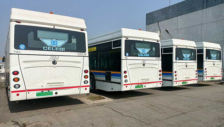 Celebi India  deploys Eco Life e- AC tarmac coaches at Delhi International Airport