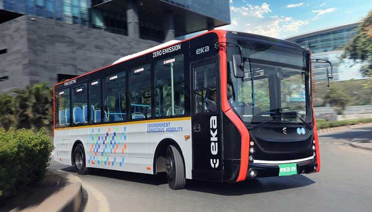 Commercial EV company EKA unveils its first electric bus- EKA E9