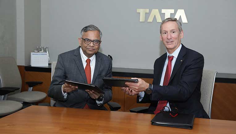 The MoU was signed in the presence of N Chandrasekaran, Executive Chairman, Tata Sons, and Tom Linebarger, Executive Chairman, Cummins Inc.