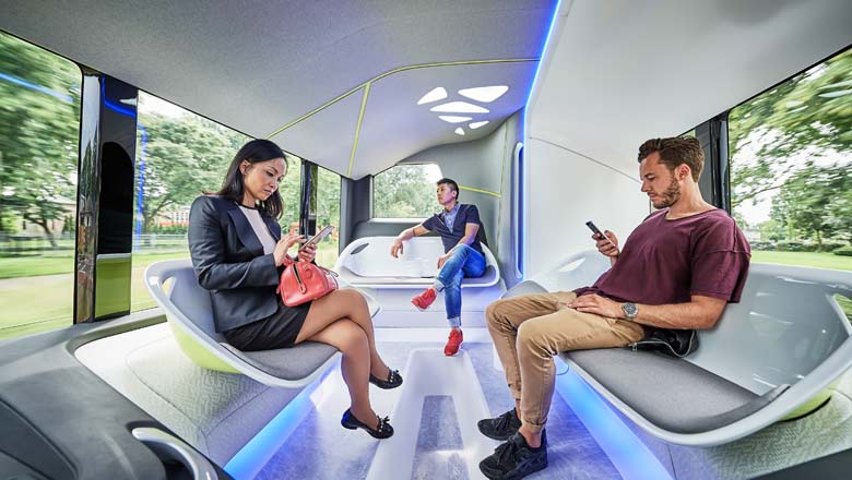 Inside the Mercedes-Benz Future Bus with CityPilot