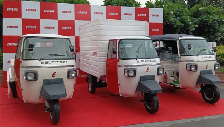 Erisha E Mobility launches 3 new L5 category electric vehicles 