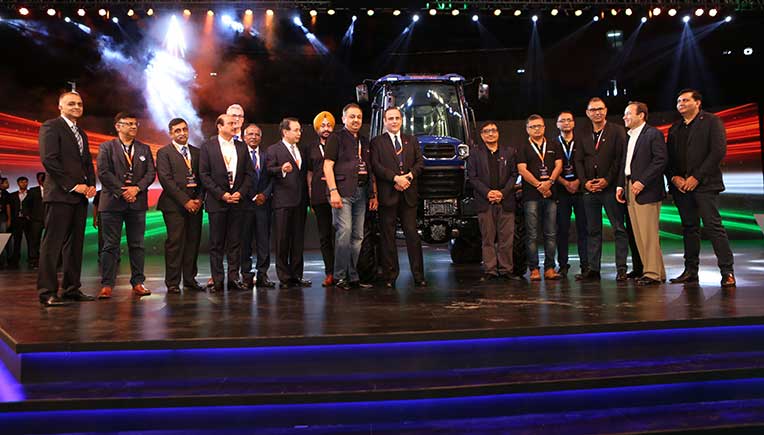 Nikhil Nanda, Chairman and Managing Director, Escorts Ltd with his core team at the launch
