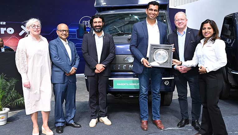 Eicher, Magenta Mobility Drive deploy new Eicher Pro X electric truck