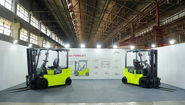 Godrej & Boyce launches India’s first Lithium-Ion powered forklift truck 