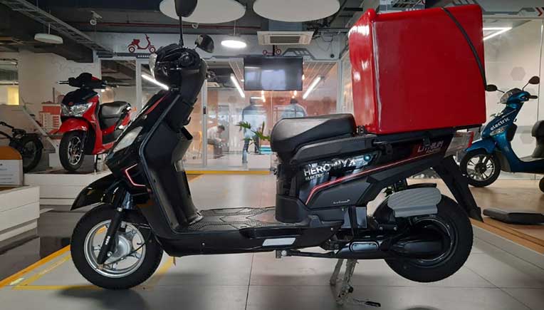 Hero Electric NYX-HX B2B e-scooter gives 210km range per charge
