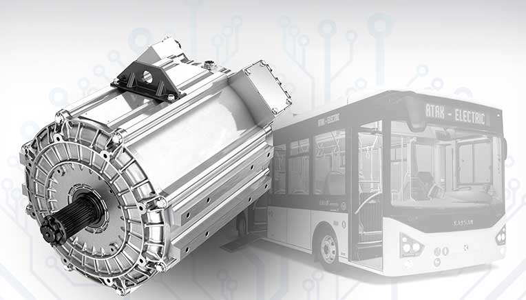 Karsan midibus features Dana TN4 electric motor and inverter 