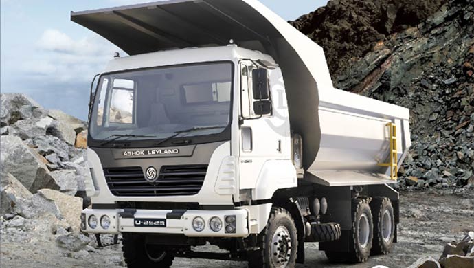 Ashok Leyland truck; Picture for representation purpose only