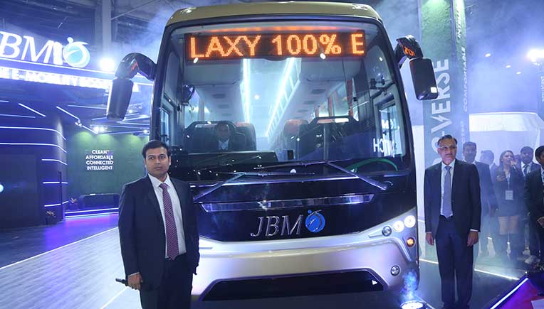 JBM Auto launches 100% electric luxury coach JBM Galaxy
