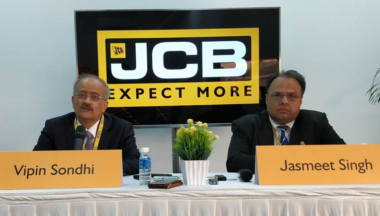 Vipin Sondhi, MD & CEO, JCB India Ltd. and Jasmeet Singh, Head -Corporate Communications and External Relations, JCB India Ltd.