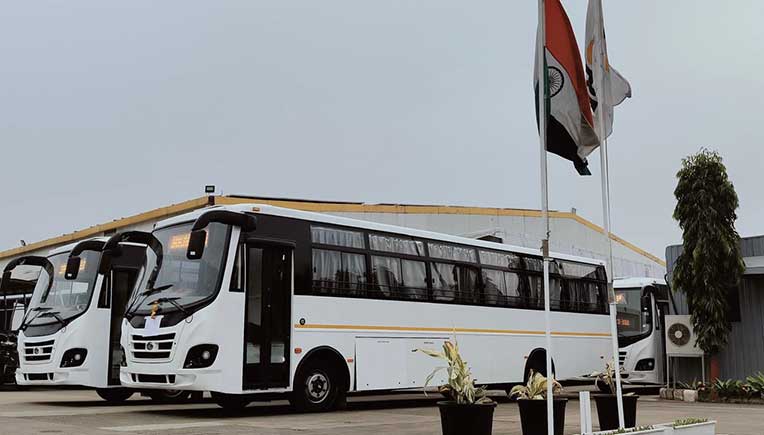 JCBL delivers large single-order staff bus fleets to Mahindra & Mahindra 