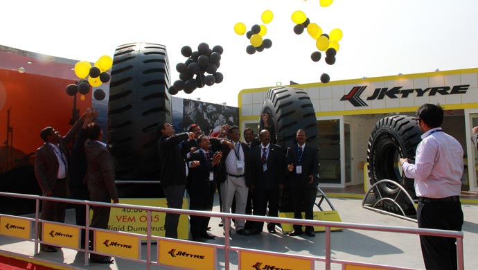 Largest tyre from JK Tyre & Industries