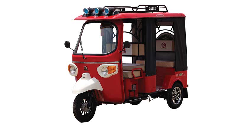 Lohia unveils ‘NarainiCE’ passenger electric vehicle