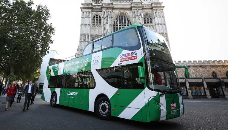 The first electric, open-top double-decker sightseeing bus in London built at Unvi in Spain has an electric motor that comes from Ziehl-Abegg in Kupferzell (Germany). 
