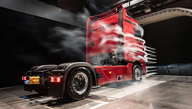 New Actros truck from Daimler is aerodynamically superior