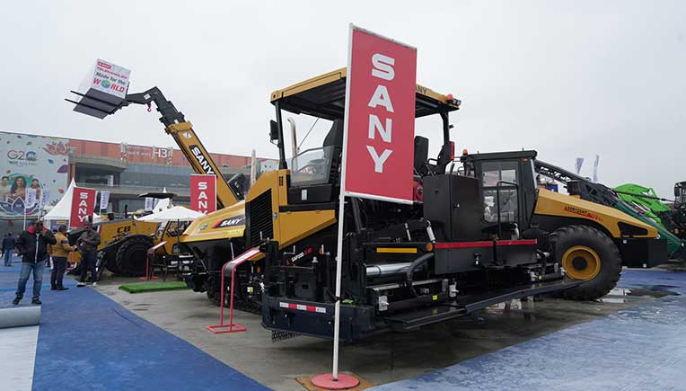 Sany India Showcases global construction equipment lineup 