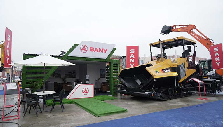 Sany India Showcases global construction equipment lineup 