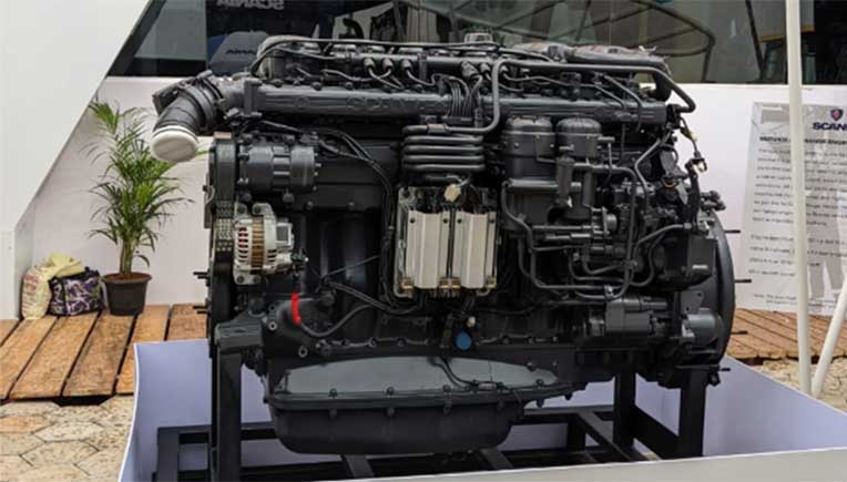 Scania India showcases top mining heavy tipper G-500 