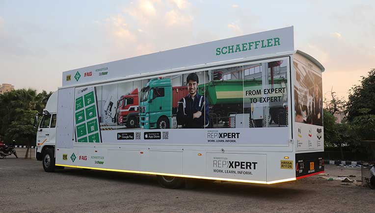 Schaeffler Repxpert technical training van to empower  CV segment