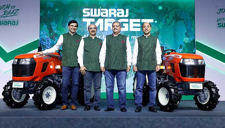 Swaraj Target launched; A new compact light weight tractor range 