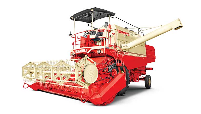 Swaraj Tractors unveils Swaraj 8200 Wheel Harvester
