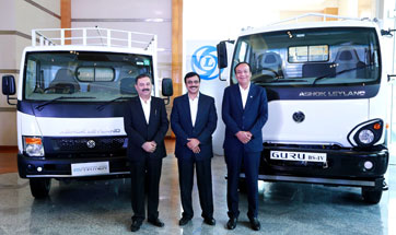 Ashok Leyland launches ICV - ‘Guru’ and the Next Gen LCV ‘Partner’ in India
