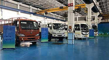Ashok Leyland showcases BS-VI trucks and buses