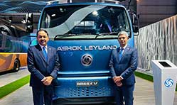  Ashok Leyland showcases electric, hydrogen, LNG, CNG commercial vehicles 