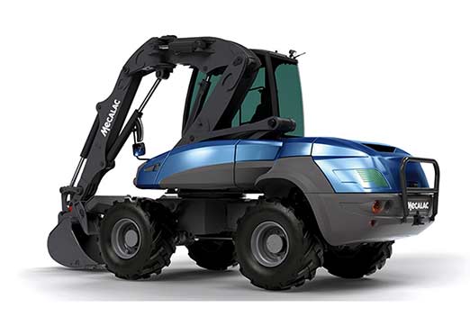 Dana to provide e-drivetrain for Mecalac electric compact wheeled excavator
