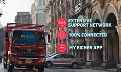 Eicher’s new campaign on  connected modern trucks and buses 