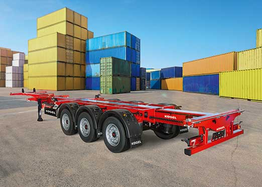 IAA Commercial Vehicles 2018: New Kogel lightweight container chassis 