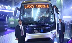 JBM Auto launches 100% electric luxury coach JBM Galaxy
