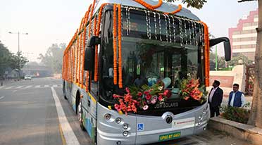 JBM Solaris Eco-Life electric bus flagged off in Delhi 