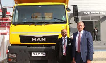 MAN Trucks India unveils CLA EVO range of HCVs at Bauma CONEXPO 2016