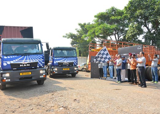 MAN flags off pan-India drive for greater visibility for haulage vehicles