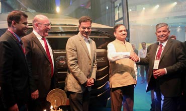 MG Group, MAN Trucks India unveil luxury coach Mammoth