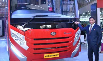 MG Group unveils ‘Made in India’ tarmac coach ‘Columbus’ for aviation industry