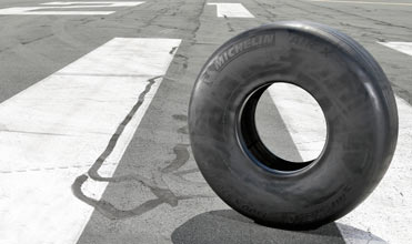 Michelin Radial NZG Technology tyres for Qatar Airways plane 