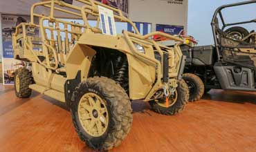 Polaris India showcases vehicles at Defexpo India 2016
