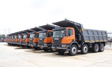 Scania bags mega order for 200 tippers from mining company