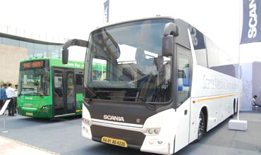 Scania showcases ethanol fuelled Green Bus, Metrolink Buses at ICEPT 2015