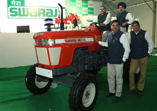 Swaraj Tractors launches all new Swaraj 963 FE with 2WD & 4WD